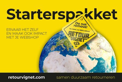 Retourvignet Starterskit No 100% refund