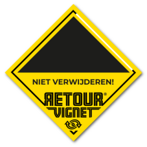 Retourvignet VOID Stickers 83 x 83 mm Nederlands